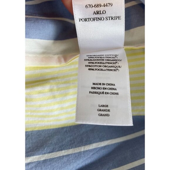Rails Arlo Striped Button Down Long Sleeve Shirt WOMENS SIZE L LARGE NEW - Picture 4 of 5